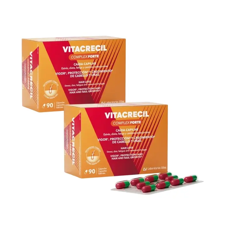 Vitacrecil Complex Forte, Pack 2 x 90 capsules